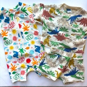 Old Navy 6-12M Summer 3-Piece Bundle | 1 Swimsuit & Dinosaur Shirt/Shorts Set ☀️